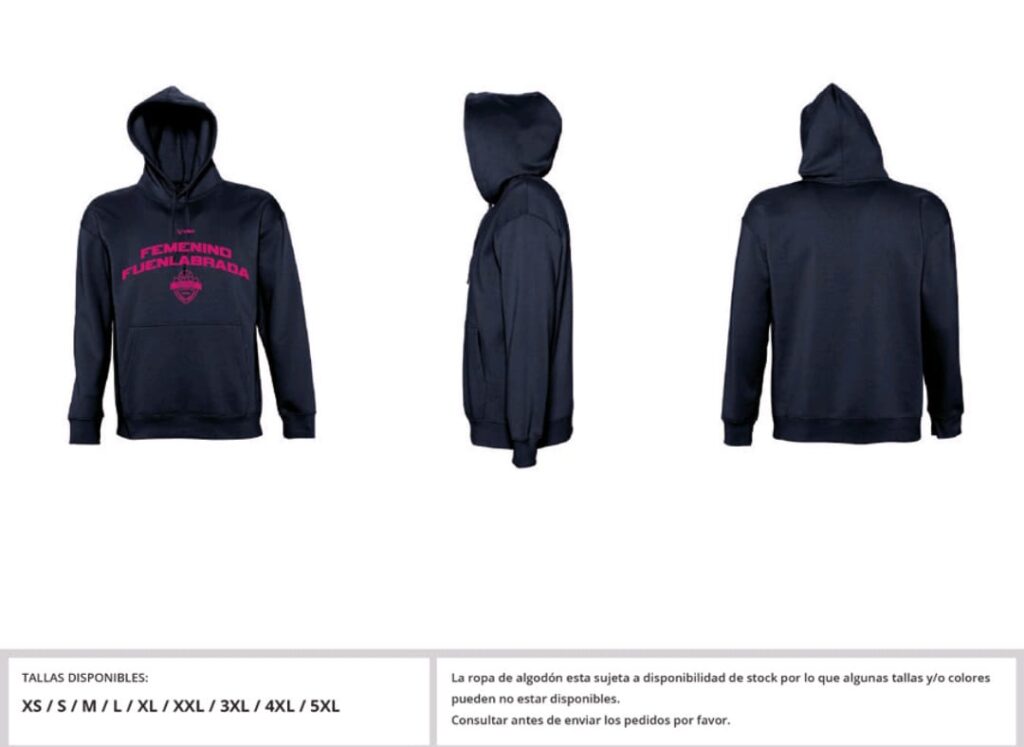 Sudadera azul